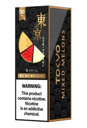 تصویر  سالت نیکوتین توکیو گلدن میکس ملون ۳۰ میل (Tokyo Golden 30ml MIXED MELONS)