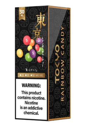 تصویر  سالت نیکوتین توکیو گلدن آبنبات هفت‌رنگ ۳۰ میل (Tokyo Golden 30ml RAINBOW CANDY)