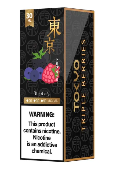 تصویر  سالت نیکوتین توکیو گلدن تریپل بری ۳۰ میل (Tokyo Golden 30ml TRIPLE BERRIES)