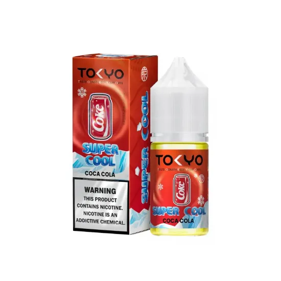تصویر  سالت نیکوتین توکیو سوپر کول کوکا کولا ۳۰ میل (Tokyo SaltNic 30 ML Super Cool COCA COLA)