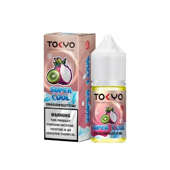 تصویر  سالت نیکوتین توکیو سوپر کول دراگون فروت کیوی ۳۰ میل (Tokyo SaltNic 30 ML Super Cool DRAGONFRUIT KIWI)
