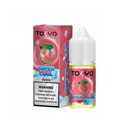 تصویر  سالت نیکوتین توکیو سوپر کول گواوا یخ ۳۰ میل (Tokyo SaltNic 30 ML Super Cool GUAVA)