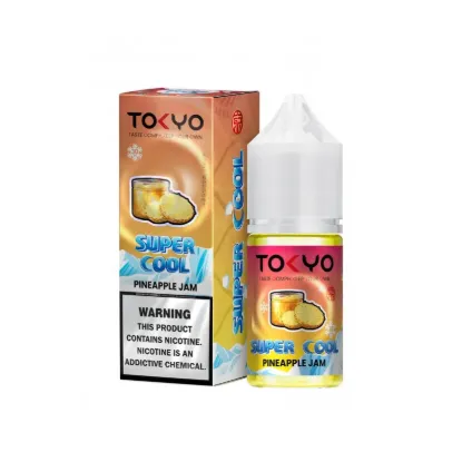 تصویر  سالت نیکوتین توکیو سوپر کول مربای آناناس ۳۰ میل (Tokyo SaltNic 30ml Super Cool PINEAPPLE JAM)