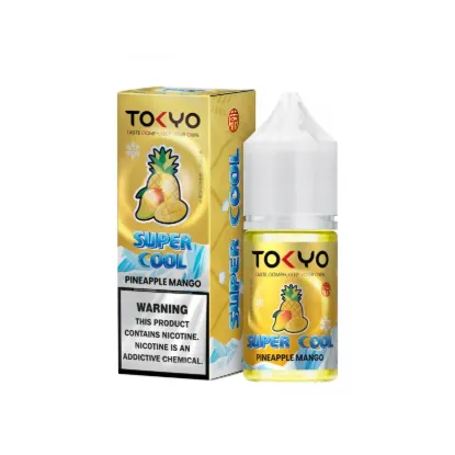 تصویر  سالت نیکوتین توکیو سوپر کول آناناس انبه ۳۰ میل (Tokyo SaltNic 30ml Super Cool PINEAPPLE MANGO)