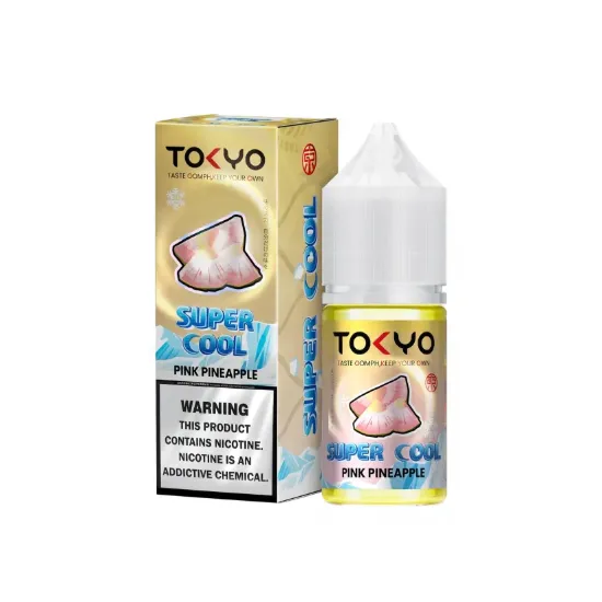 تصویر  سالت نیکوتین توکیو سوپر کول آناناس صورتی ۳۰ میل (Tokyo SaltNic 30ml Super Cool PINK PINEAPPLE)