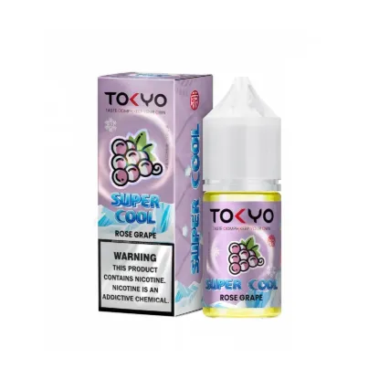 تصویر  سالت نیکوتین توکیو سوپر کول انگور رز ترکیب انگور و گل رز ۳۰ میل (Tokyo SaltNic 30ml Super Cool ROSE GRAPE)