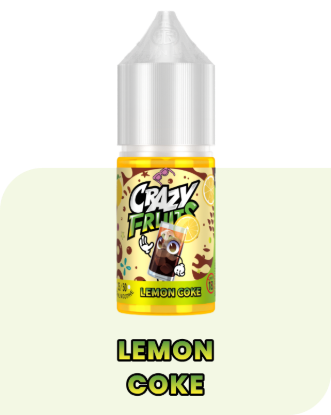 تصویر  سالت نیکوتین توکیو کریزی فروت لیمو کولا (Tokyo Crazy Fruit Lemon Coke SaltNic)