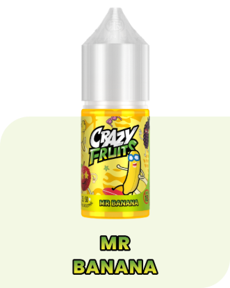 تصویر  سالت نیکوتین توکیو کریزی فروت مستر بنانا (Tokyo Crazy Fruit Mr Banana SaltNic)