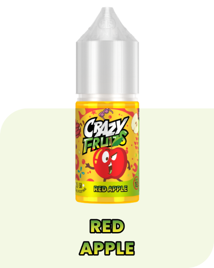 تصویر  سالت نیکوتین توکیو سیب قرمز ۳۰ میل (Tokyo Crazy Fruits Red Apple Saltnic 30ml)