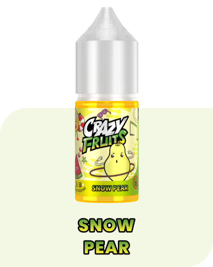 تصویر  سالت نیکوتین توکیو گلابی یخی ۳۰ میل (Tokyo Crazy Fruits Snow Pear Saltnic 30ml)