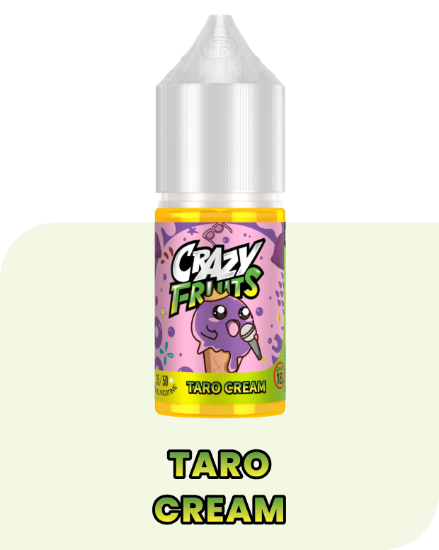 تصویر  سالت نیکوتین توکیو تارو کریم بستنی تارو ۳۰ میل (Tokyo Crazy Fruits Taro Cream Saltnic 30ml)