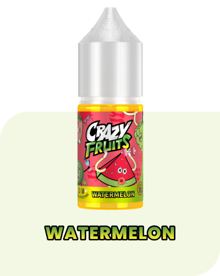 تصویر  سالت نیکوتین توکیو هندوانه ۳۰ میل (Tokyo Crazy Fruits Watermelon Saltnic 30ml)